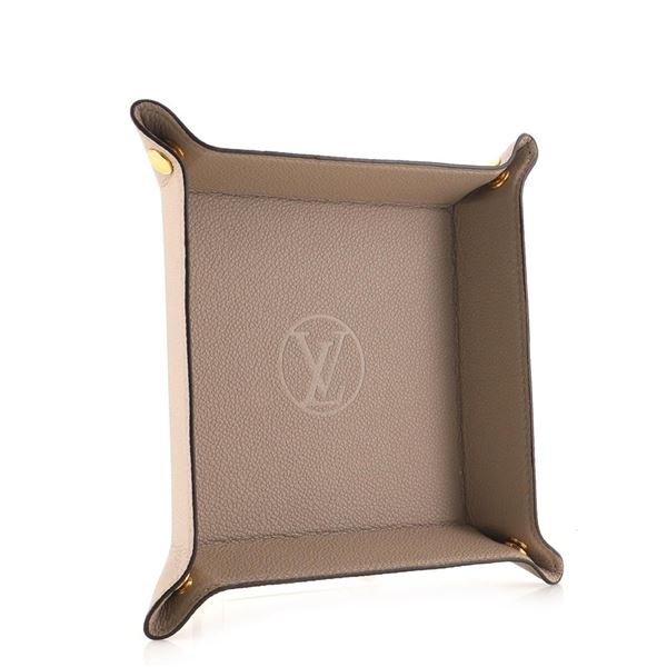 Louis Vuitton Neutral Monogram Canvas and Leather Change Tray