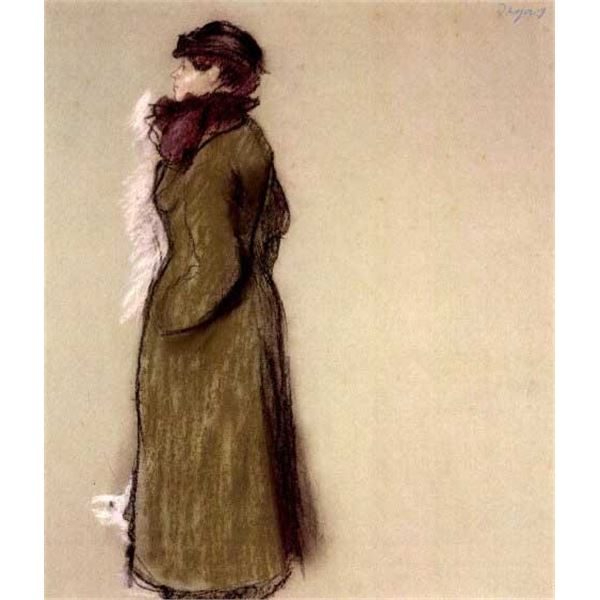 Edgar Degas - Portrait Of Ellen Andree