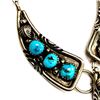 Image 1 : Native American 3 Pannel Turquoise Necklace