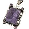 Image 2 : Beautiful AAA Chalcedony & Amethyst Pendant