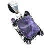 Image 4 : Beautiful AAA Chalcedony & Amethyst Pendant
