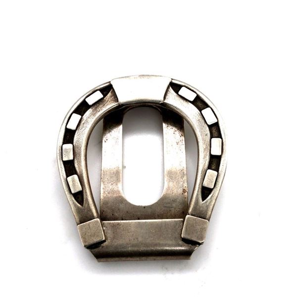 Navajo Handmade Vintage Horseshoe Money Clip