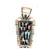 Image 1 : Beautiful Relios 925 Inlay Multi Stone Pendant