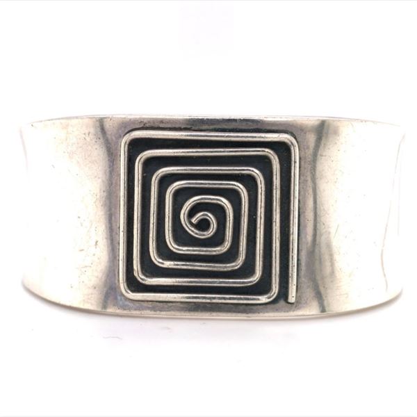 Vitage Mexico 925 Silver Maze Cuff