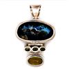 Image 3 : Handmade Large Jasper & Citrine Peridot Pendant