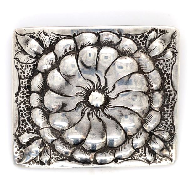 Vintage Sterling Silver Brooch Handmade