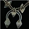 Image 8 : Navajo Circa 1950'S Turquoise SS Squash Blossom