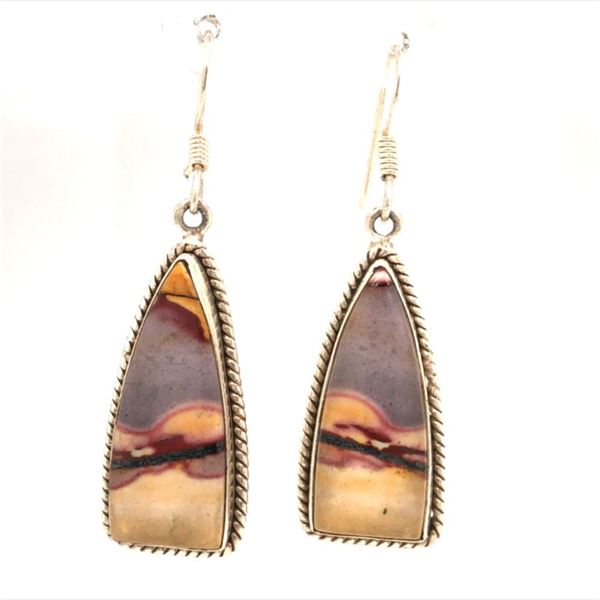 Beautiful Navajo AAA Picture Jasper Earring's