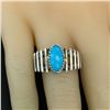 Image 4 : Handmade Navajo Sleeping Beauty Turquoise Ring