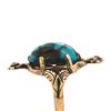 Image 3 : Handmade Spider Web Turquoise Ring