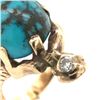 Image 7 : Handmade Spider Web Turquoise Ring
