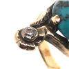 Image 8 : Handmade Spider Web Turquoise Ring