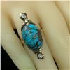 Image 9 : Handmade Spider Web Turquoise Ring