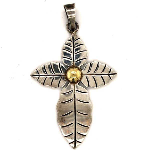 Mexico 925 Hand Made Vintage Cross