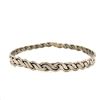Image 1 : Handmade Navajo Sterling Silver Wave Bangle