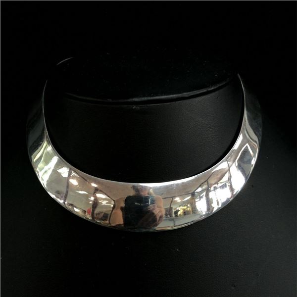 Mexico Handmade 925 Silver Wide Collar