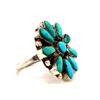 Image 2 : Zuni Petit Point Turquoise Vintage 1960 Ring
