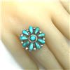 Image 4 : Zuni Petit Point Turquoise Vintage 1960 Ring
