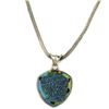 Image 1 : AAA Purple Druzy Handmade Pendant With Chain