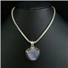 Image 2 : AAA Purple Druzy Handmade Pendant With Chain