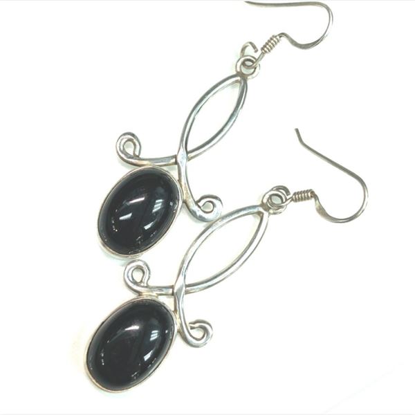 Navajo Handmade AAA Black Onyx Earring's