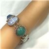 Image 7 : Handmade Turquoise, Multi Stone Link Bracelet