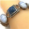 Image 9 : Handmade Turquoise, Multi Stone Link Bracelet