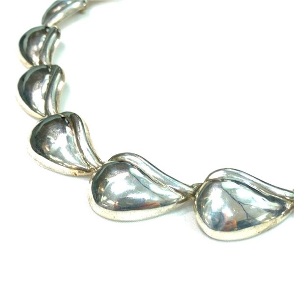 Taxco 925 Silver Vintage Collar Necklace