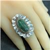 Image 2 : Navajo Circa 1940's Malachite Ring 7 1/4