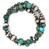 Image 1 : Kingman Turquoise Navajo Pearl Wrap Bracelet