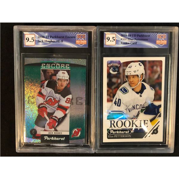 GCG HIGH GRADE PARKHURST HOCKEY CARD LOT