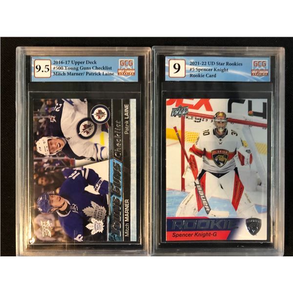 GCG HIGH GRADE UPPER DECK HOCKEY CARD LOT