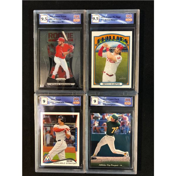 GCG HIGH GRADE BASEBALL CARD LOT