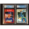 Image 1 : GCG HIGH GRADE BASEBALL CARD LOT (NOLAN RYAN/ ROBIN YOUNT)