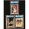 Image 1 : GCG HIGH GRADE BASEBALL CARD LOT