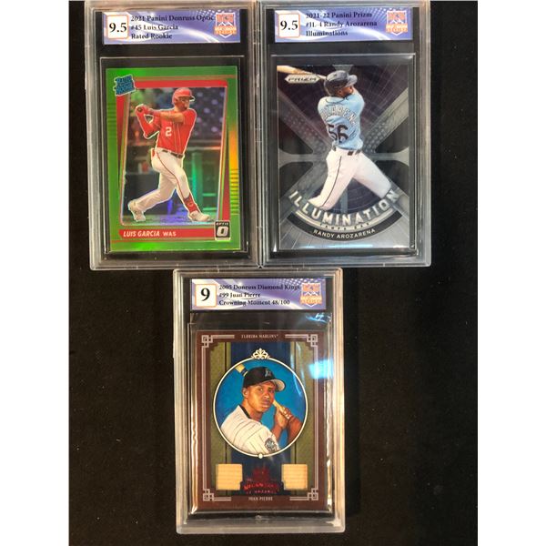 GCG HIGH GRADE BASEBALL CARD LOT