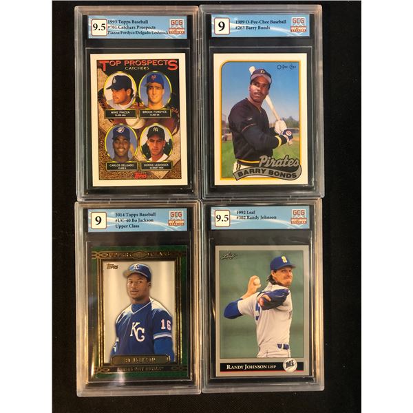 GCG HIGH GRADE BASEBALL CARD LOT