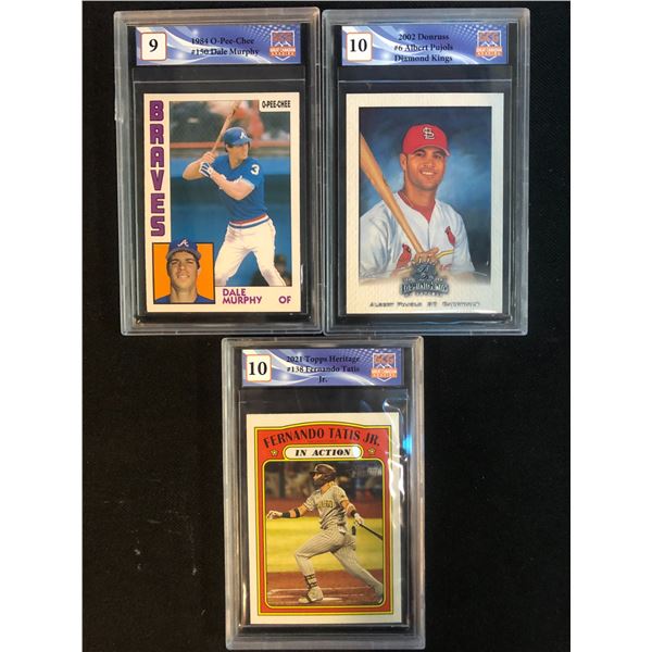 GCG HIGH GRADE BASEBALL CARD LOT