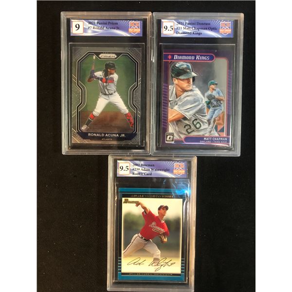 GCG HIGH GRADE BASEBALL CARD LOT