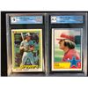 Image 1 : GCG HIGH GRADE BASEBALL CARD LOT (ROBIN YOUNT/ PETE ROSE)