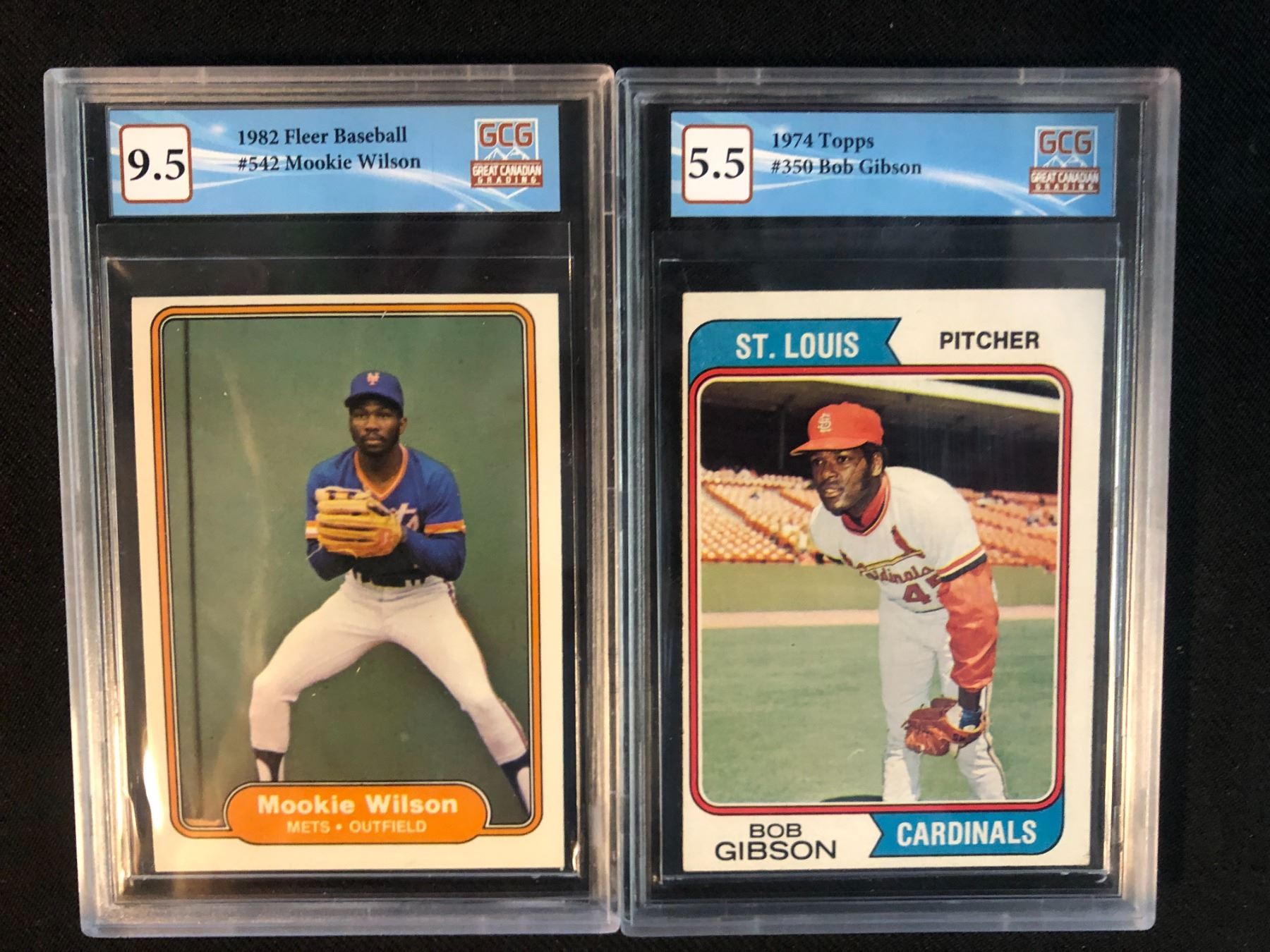 Mookie Wilson baseball card from a vintage lot