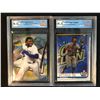 Image 1 : GCG HIGH GRADE BASEBALL CARD LOT (VLADIMIR GUERRERO JR./ RONALD ACUNA JR.)