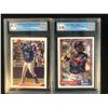 Image 1 : GCG HIGH GRADE BASEBALL CARD LOT (VLADIMIR GUERRERO JR./ RONALD ACUNA JR.)