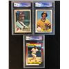 Image 1 : GCG HIGH GRADE BASEBALL CARD LOT