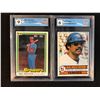 Image 1 : GCG HIGH GRADE BASEBALL CARD LOT (PAUL MOLITOR/ REGGIE JACKSON)