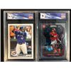 Image 1 : GCG HIGH GRADE BASEBALL CARD LOT (VLADIMIR GUERRERO JR./ JONATHAN INDIA)