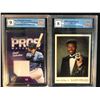 Image 1 : GCG HIGH GRADE BASEBALL CARD LOT (DANIEL ROBERTSON/ KEN GRIFFEY JR. GOLD SIG. EDITION)