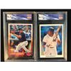 Image 1 : GCG HIGH GRADE BASEBALL ROOKIE CARD LOT (XANDER BOGAERTS/ DEION SANDERS)