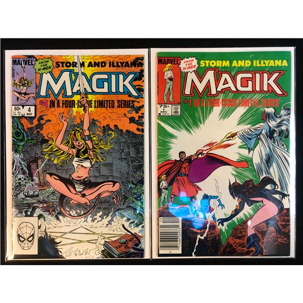 MAGIK NO.1 & 4 In a Four Issue Limited Series (MARVEL COMICS)