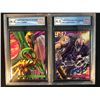 Image 1 : GCG HIGH GRADE 1995 FLAIR MARVEL ANNUAL CARD LOT